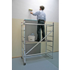 Aluminiowe rusztowanie robocze Krause Corda Mini – wysokość robocza ok. 3 m